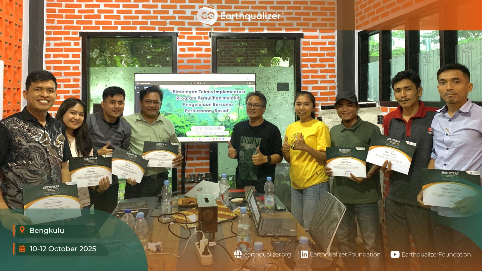 Technical Guidance on the Implementation of the Recovery Program for Anglo-Eastern Plantations Earthqualizer